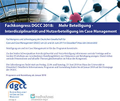 Fachkongress 2018 - Save the date